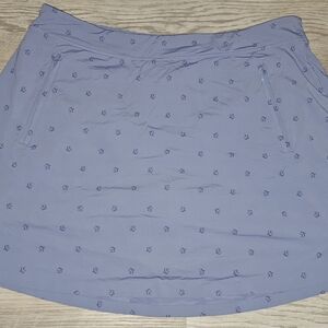 G/FORE Lavender Mini Skirt with Pattern